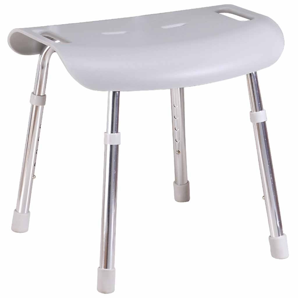 Design Douchekruk | Kleur: Wit | In hoogte verstelbaar 35 - 52 cm | Max. gebruikersgewicht 136 kg | Antislip doppen afbeelding