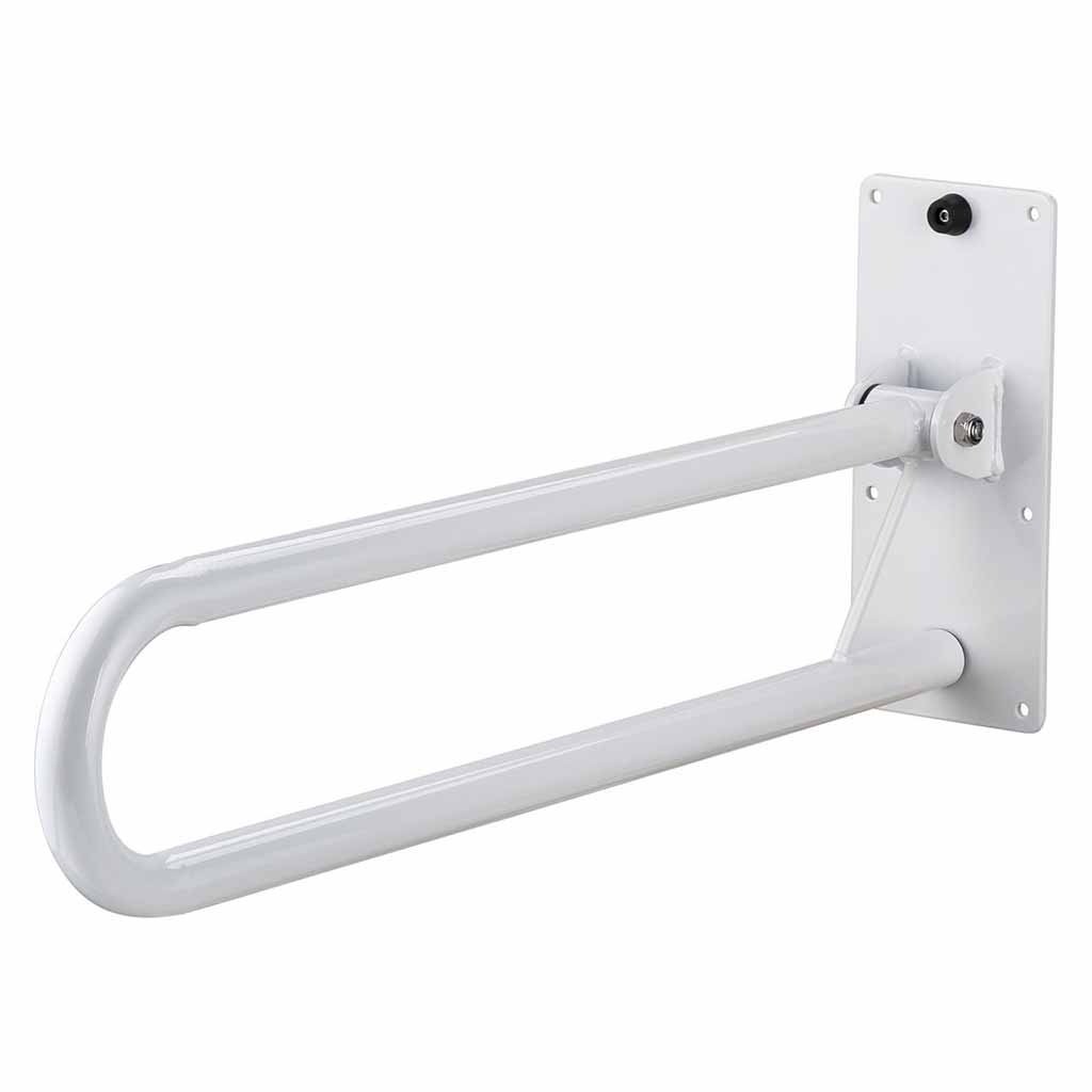 Toiletbeugel opklapbaar 76 cm, Wit afbeelding