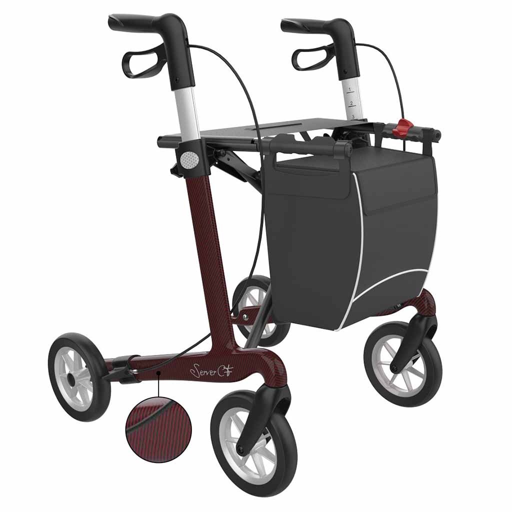 Rehasense Server CF carbon ultralichtgewicht rollator