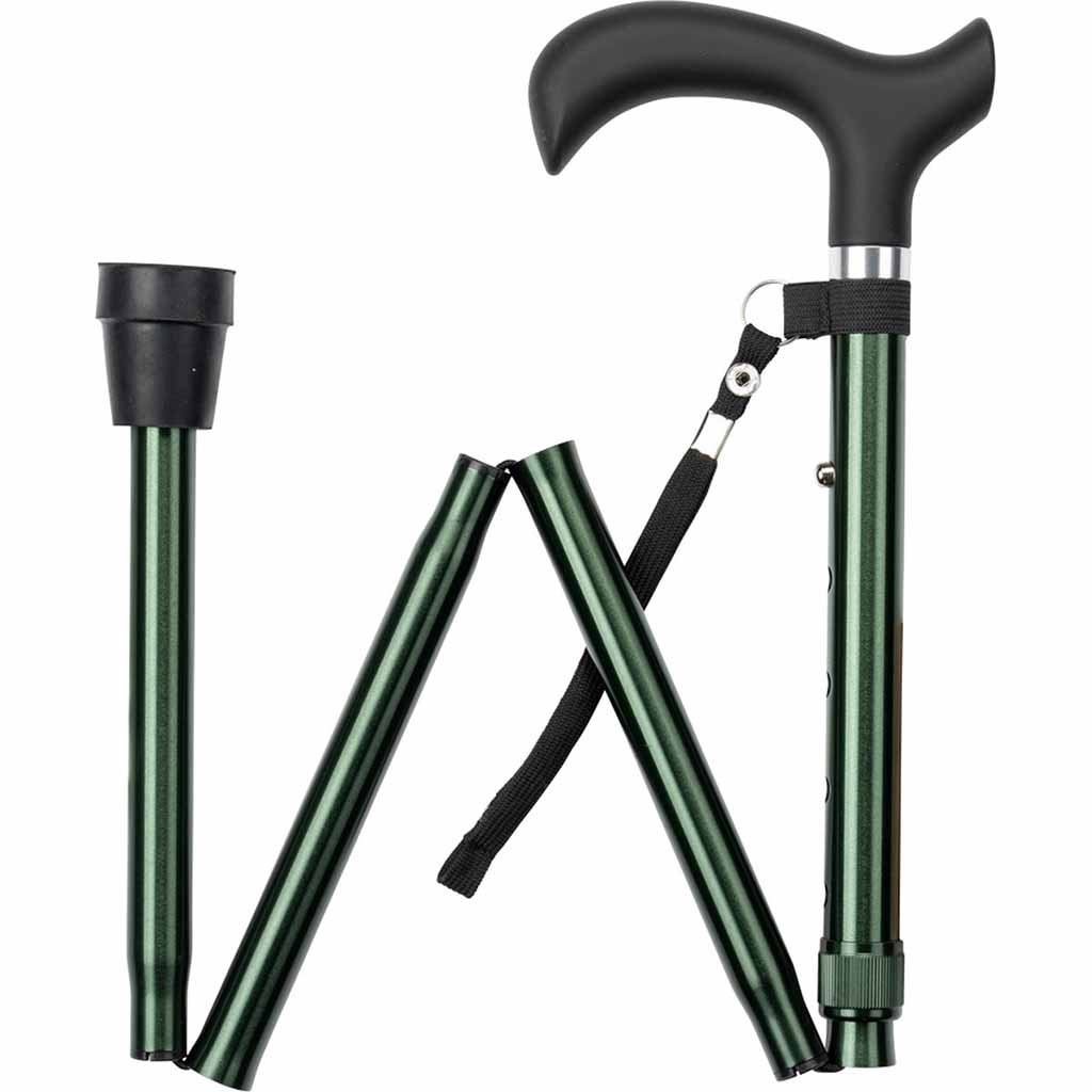 Wandelstok opvouwbaar - Groen afbeelding