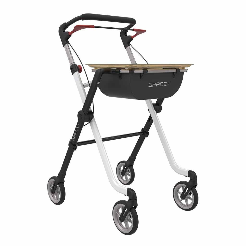 Space-I Binnenhuis Rollator | Kies uw kleur : Zwart & Wit | Rehasense afbeelding