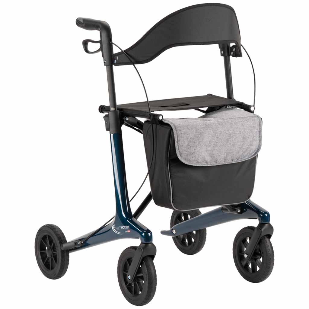 Carbon rollator met softwielen | Kies uw kleur : Blauw | MultiMotion afbeelding