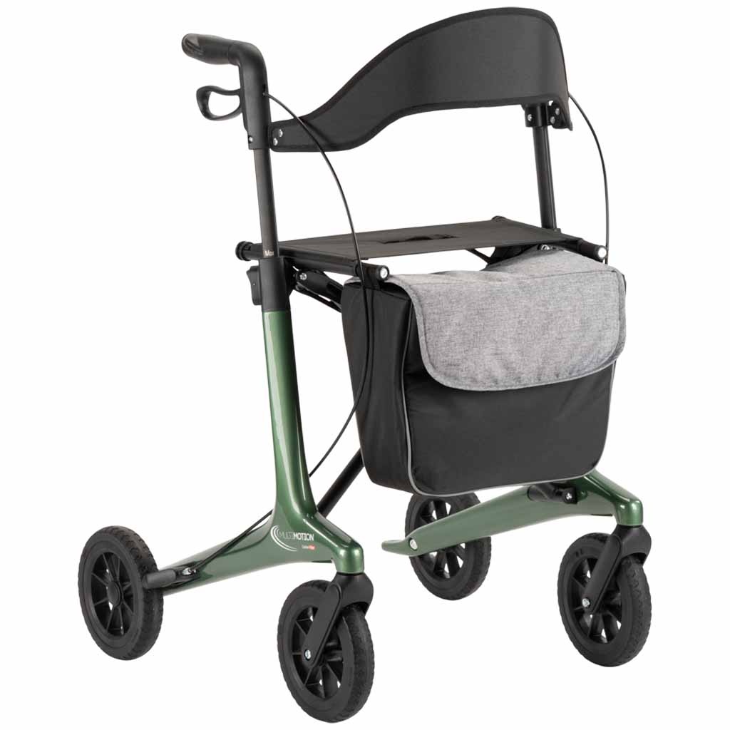 Carbon rollator met softwielen | Kies uw kleur : Groen | MultiMotion afbeelding