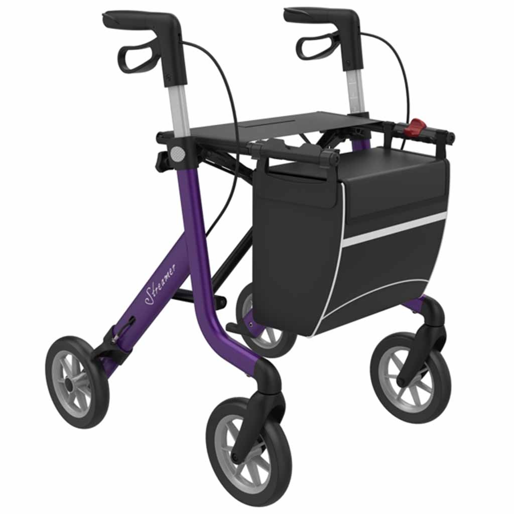 Rollator Streamer (6,2 kg) | Kies uw kleur : Paars | Rehasense afbeelding