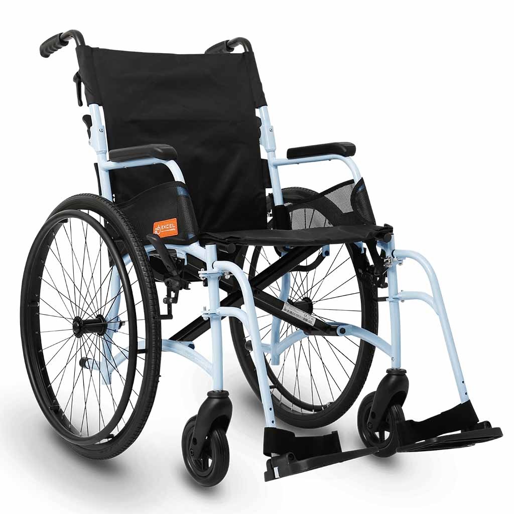 Lichtgewicht rolstoel Curve (11,8 kg) | Kies uw kleur : Blauw | Excel afbeelding