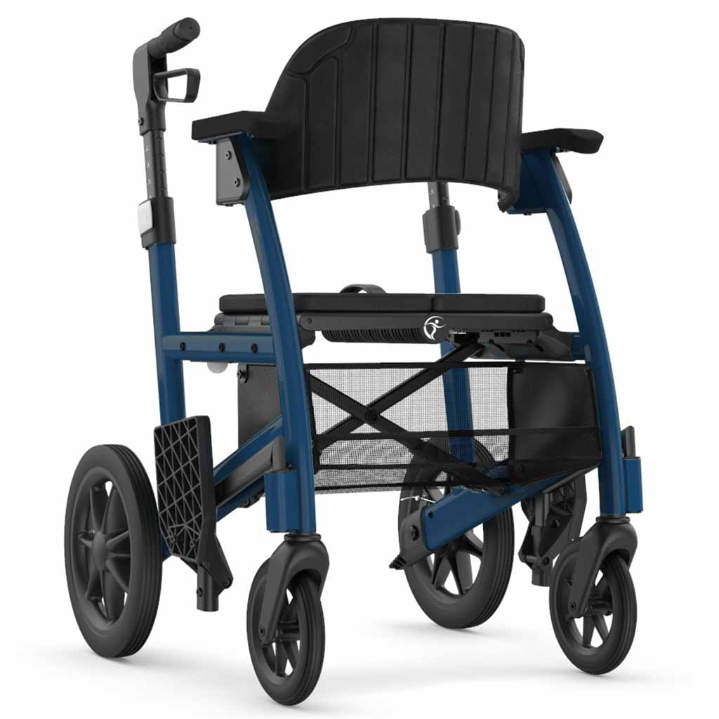 Prestige Rollator en Rolstoel in 1 | Kies uw kleur : Donker blauw | Triumph afbeelding