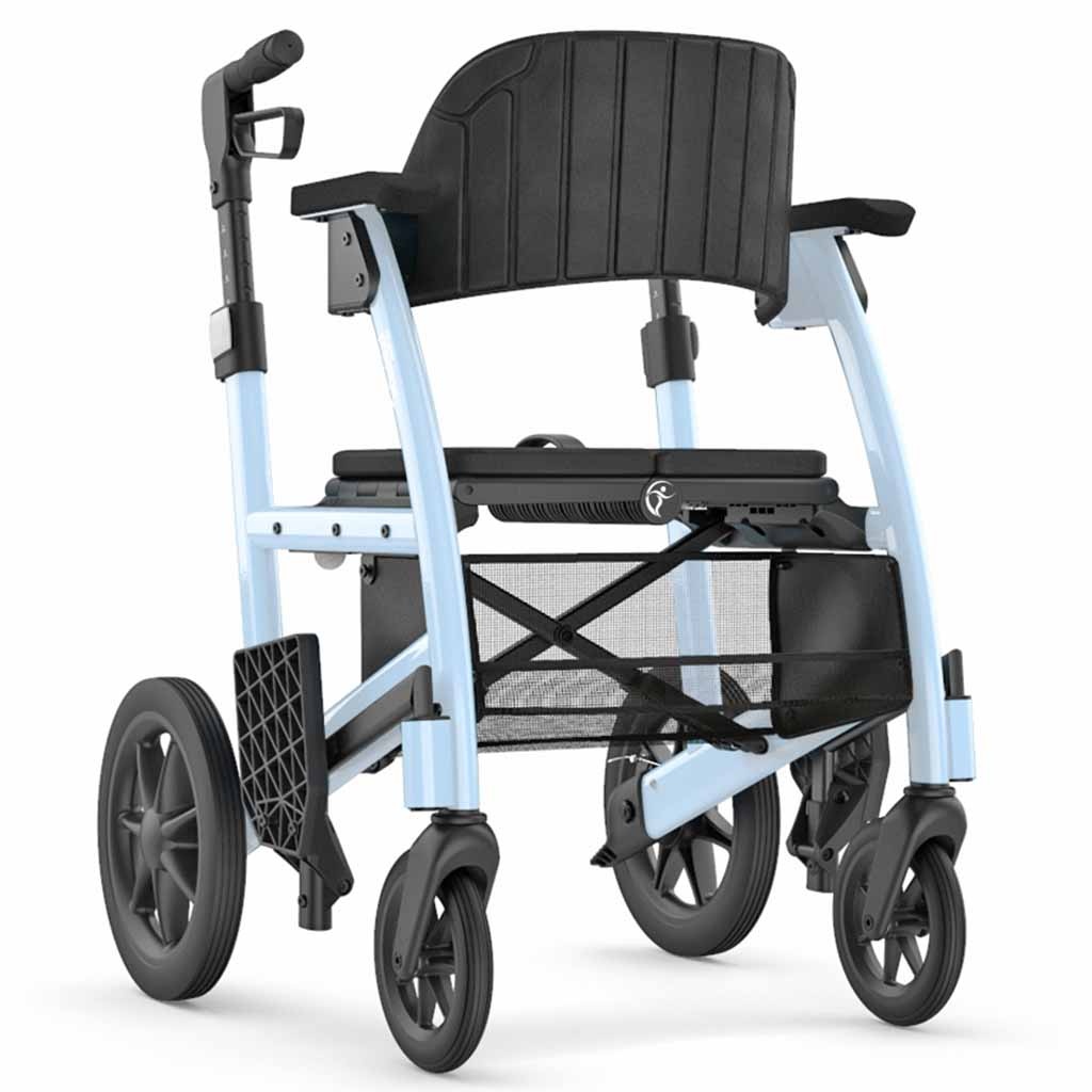 Prestige Rollator en Rolstoel in 1 | Kies uw kleur : Licht blauw | Triumph afbeelding