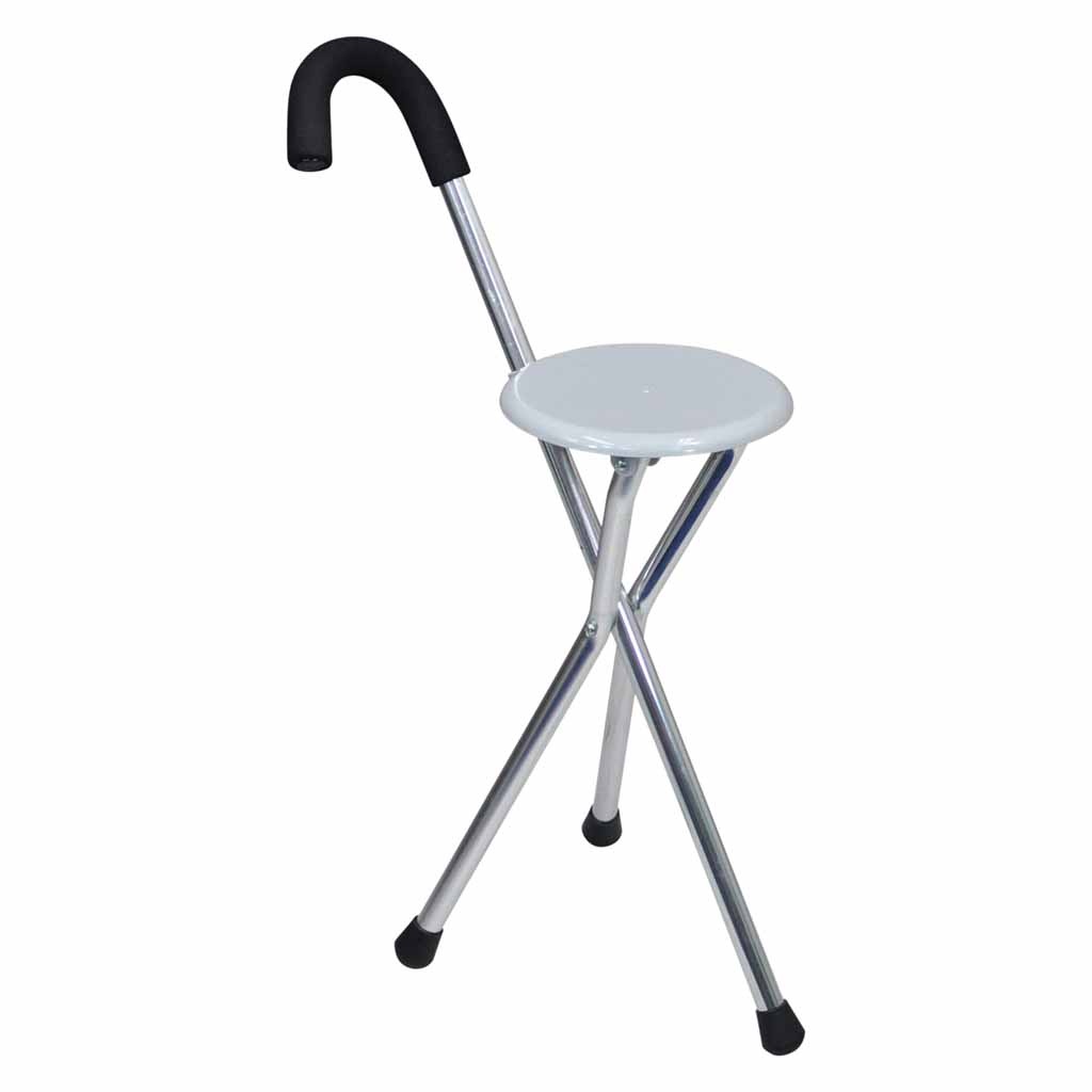 Wandelstok met uitklapbaar zitje (Buitenkansje) afbeelding