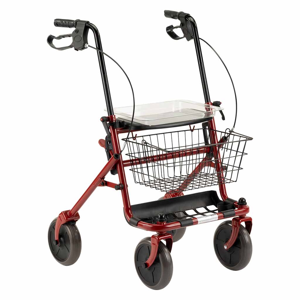 Rollator basic | Kies uw kleur : Rood | MultiMotion