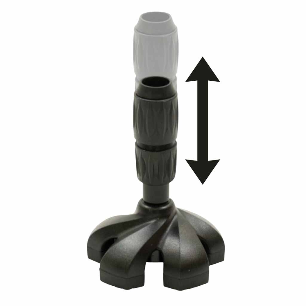 Stokdop met vering voor wandelstok