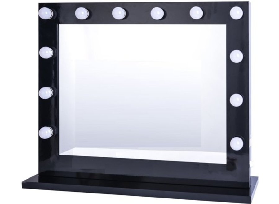 Super BRIGHT BEAUTY BELLA BLACK HOLLYWOOD MIRROR MAKE UP MIRROR - Bright TH-11