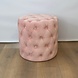 Sgabello velluto - rosa Sgabello velluto - rosa