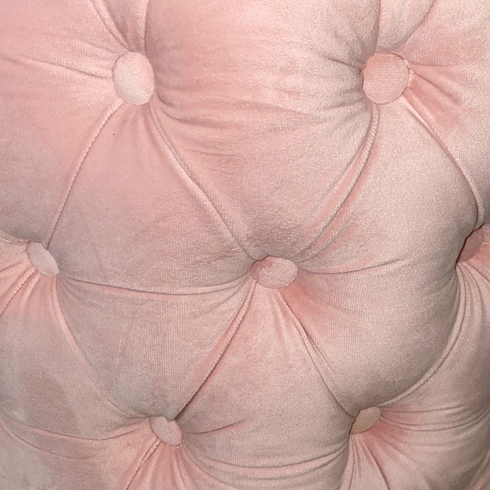 PRE ORDER - Tabouret velours - rose PRE ORDER - Tabouret velours - rose