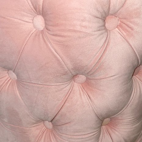 PRE ORDER - Tabouret velours - rose PRE ORDER - Tabouret velours - rose