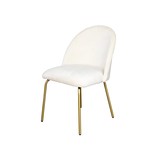 Silla terciopelo - blanco