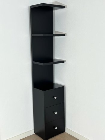 BRIGHT BEAUTY VANITY - VANITY SHELF - NEGRO BRIGHT BEAUTY VANITY - VANITY SHELF - NEGRO