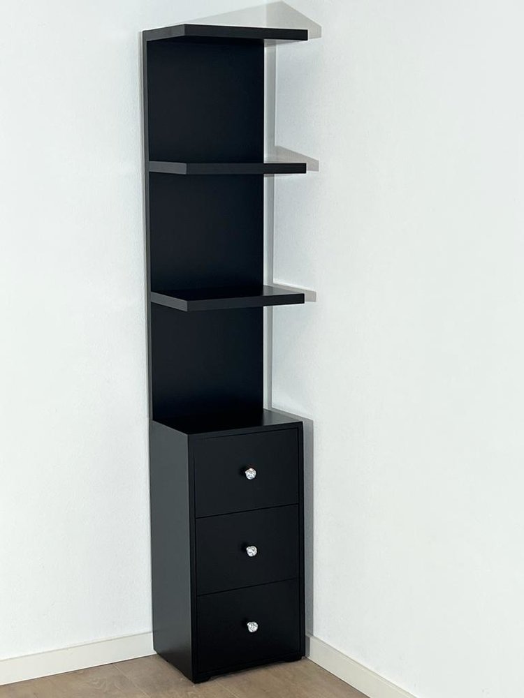 BRIGHT BEAUTY VANITY - VANITY SHELF - NEGRO BRIGHT BEAUTY VANITY - VANITY SHELF - NEGRO