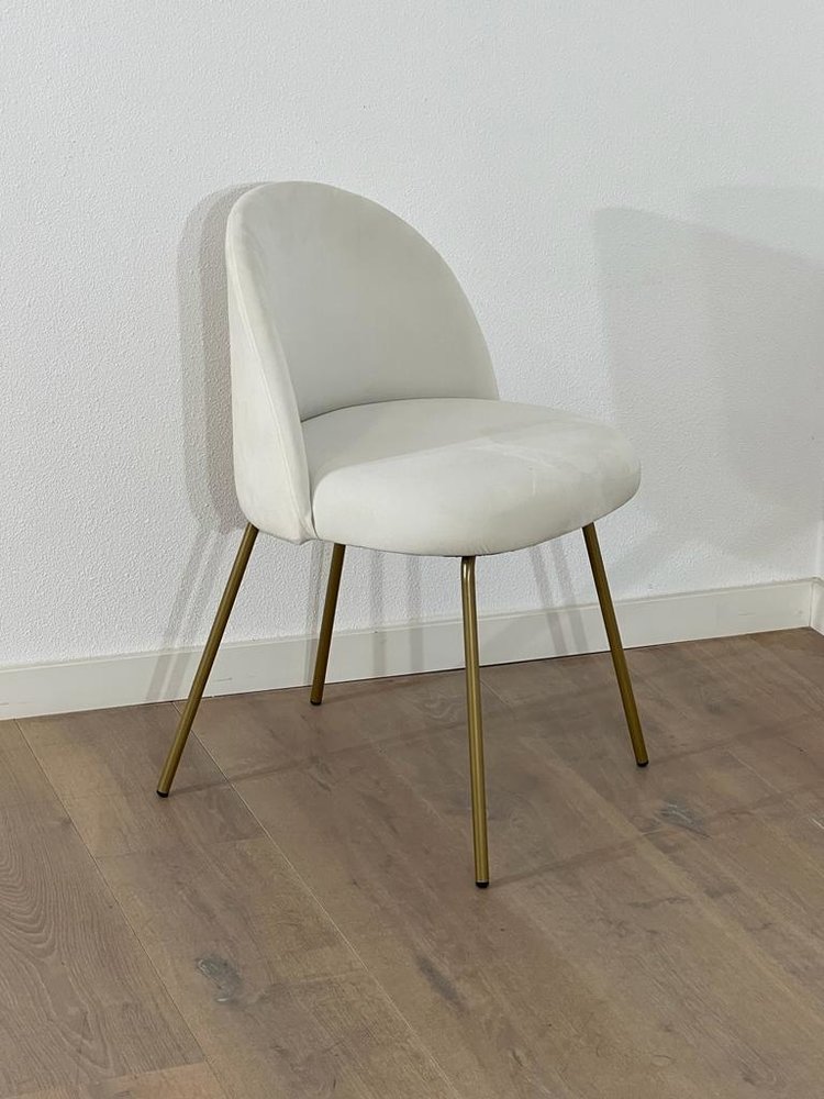 Sedia velluto - bianco Sedia velluto - bianco