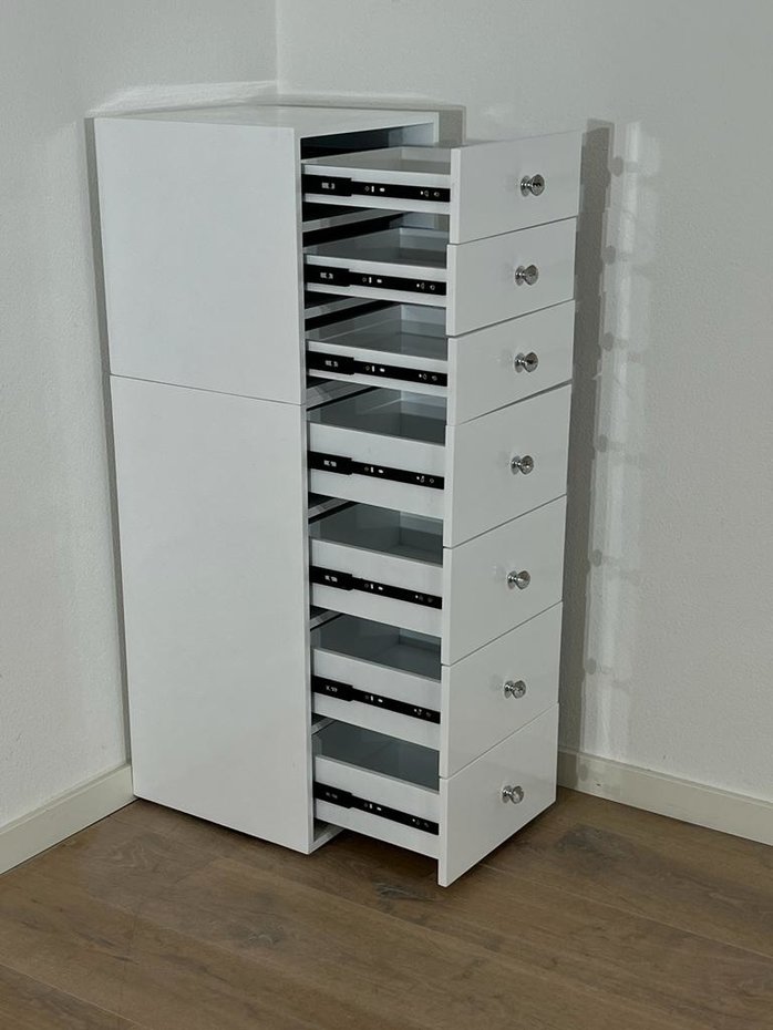 MAKE UP WITH 7 DRAWERS WHITE Bright Beauty Vanity