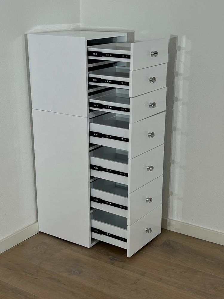 MAKE UP WITH 7 DRAWERS WHITE Bright Beauty Vanity