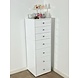 BRIGHT BEAUTY 7 DRAWER CABINET WHITE BRIGHT BEAUTY 7 DRAWER CABINET WHITE