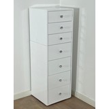 MOBILE TRUCCO CON 7 CASSETTI BIANCO