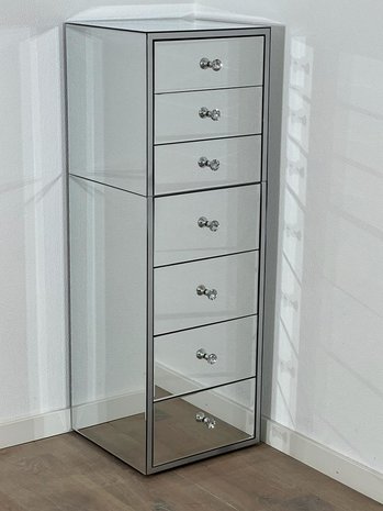 PRE ORDER - MUEBLE DE MAQUILLAJE CON 7 CAJONES CRISTAL ESPEJO PRE ORDER - MUEBLE DE MAQUILLAJE CON 7 CAJONES CRISTAL ESPEJO