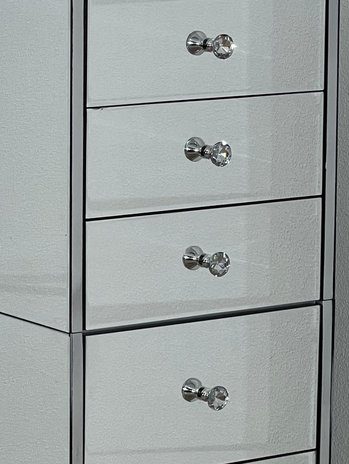 PRE ORDER - MUEBLE DE MAQUILLAJE CON 7 CAJONES CRISTAL ESPEJO PRE ORDER - MUEBLE DE MAQUILLAJE CON 7 CAJONES CRISTAL ESPEJO