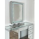 BRIGHT BEAUTY VANITY STATION LUXURY GLASS - MIRRORED - YASMIN BRIGHT BEAUTY VANITY STATION LUXURY GLASS - MIRRORED - YASMIN