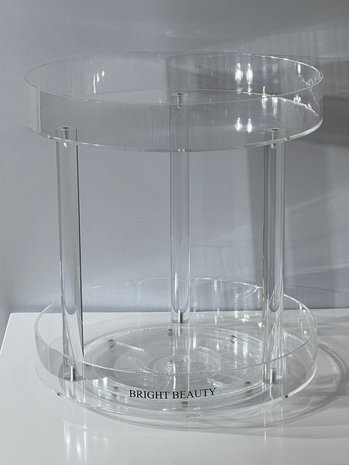 Organisateur de maquillage Organisateur de soins de la peau - Rotatif - Acrylique Organisateur de maquillage Organisateur de soins de la peau - Rotatif - Acrylique