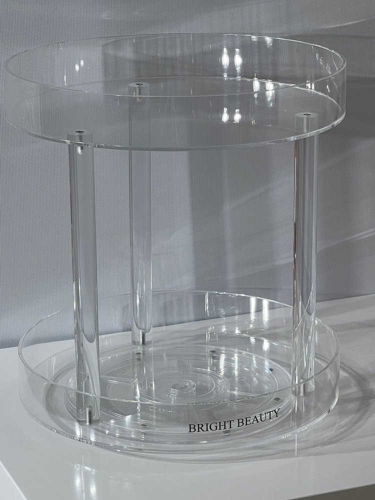 Organisateur de maquillage Organisateur de soins de la peau - Rotatif - Acrylique Organisateur de maquillage Organisateur de soins de la peau - Rotatif - Acrylique
