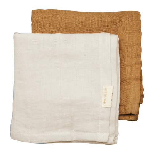 Fabelab Muslin Cloth - 2 pack - Fawn Fabelab Muslin Cloth - 2 pack - Fawn