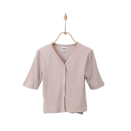 Donsje Amsterdam Han Top - Beige Cotton Donsje Amsterdam Han Top - Beige Cotton