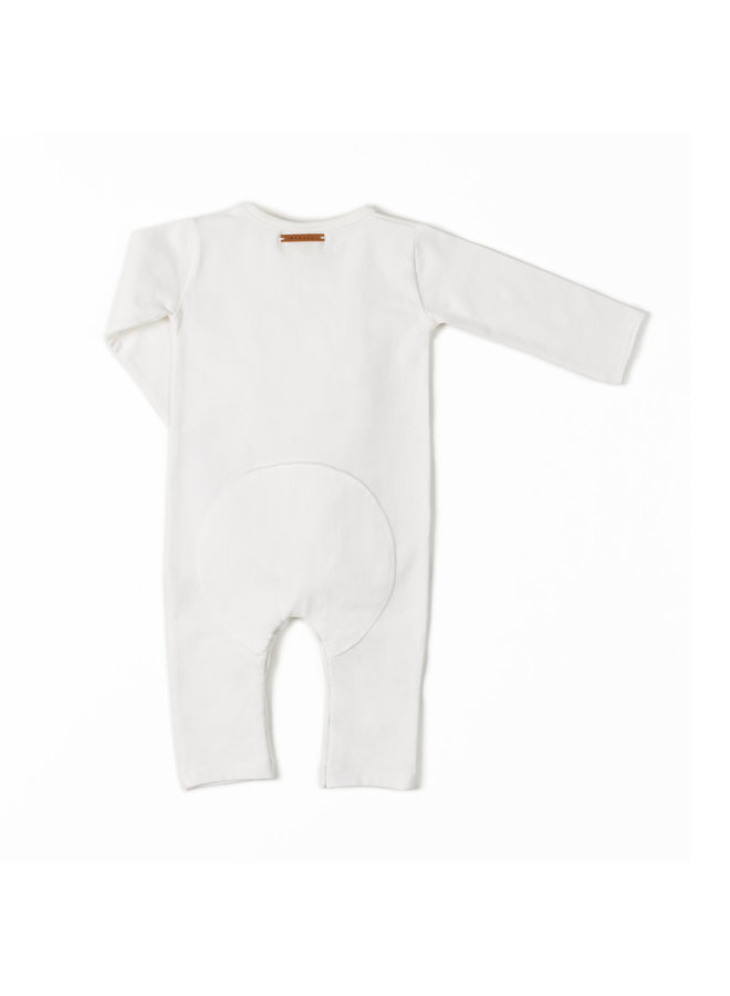 Nixnut - Butt Onesie - Off White - Basic