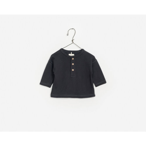 Play Up Jersey Sweater - Dark Grey Button Down Play Up Jersey Sweater - Dark Grey Button Down