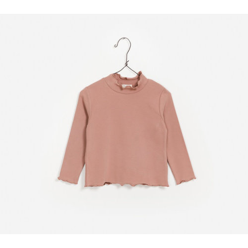 Play Up Rib T-Shirt - Rose Play Up Rib T-Shirt - Rose