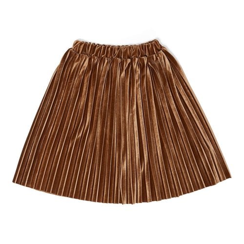 Daily Brat Donna Plisse Skirt Moss Brown Daily Brat Donna Plisse Skirt Moss Brown