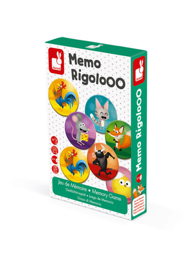 Janod - Spel - Memory Rigolooo