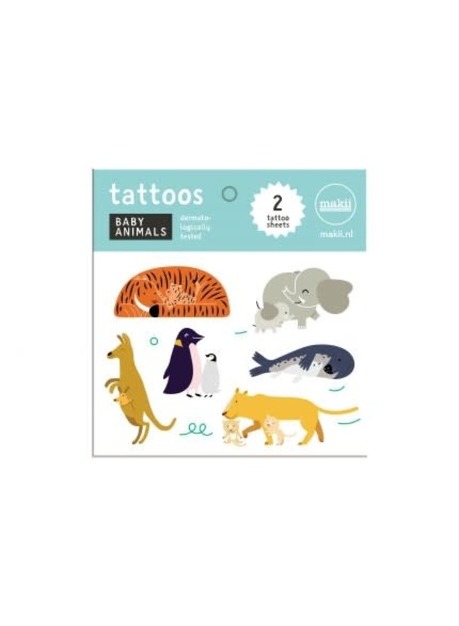 Tattoo 'BABY ANIMALS'