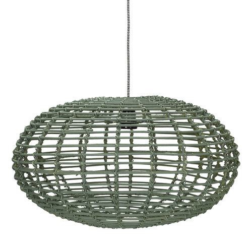 Kids Depot Pumpkin Hanglamp Rotan Seagreen Kids Depot Pumpkin Hanglamp Rotan Seagreen