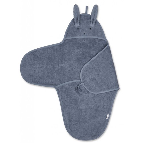 Liewood Nomi Baby Swaddle - Rabbit Blue Wave Liewood Nomi Baby Swaddle - Rabbit Blue Wave