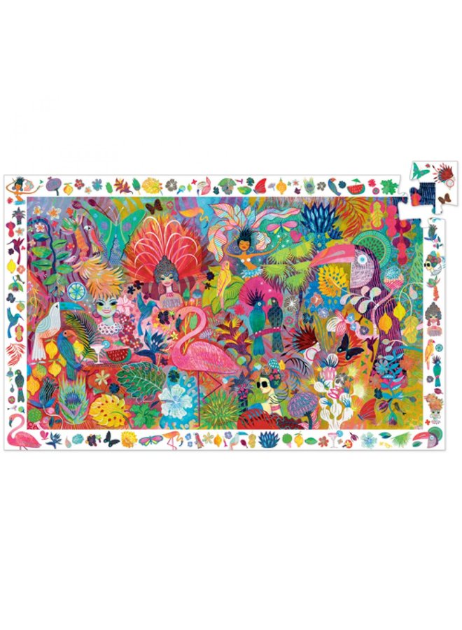 Djeco - Observatiepuzzel - Rio Carnaval (200st) - DJ07452