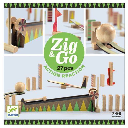 Djeco Kettingreactiespel Zig & Go (27st) Djeco Kettingreactiespel Zig & Go (27st)