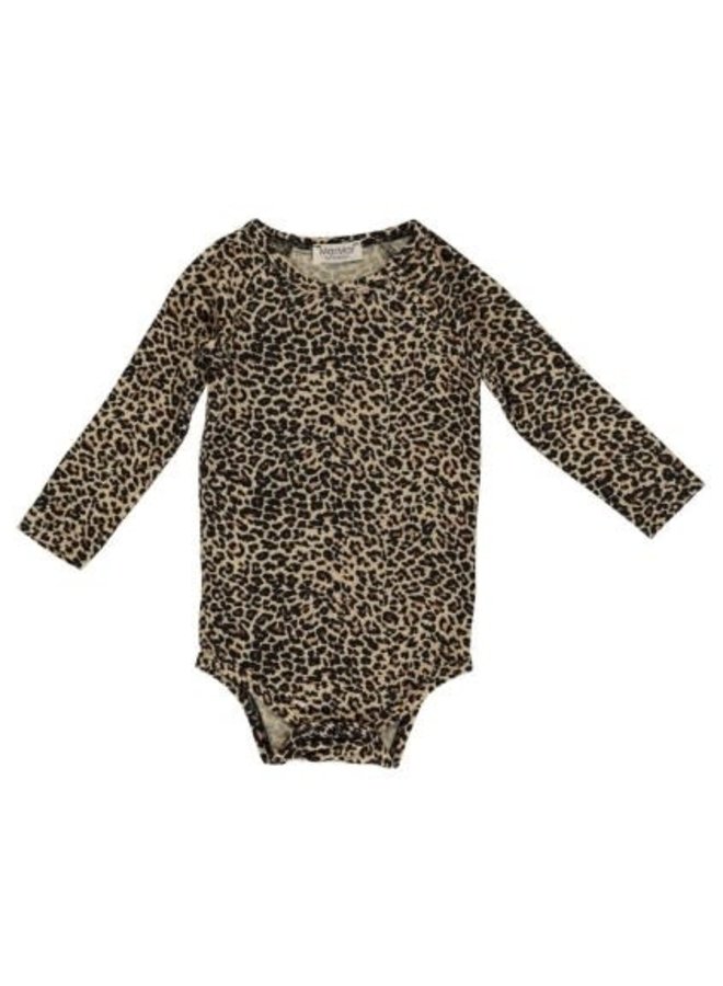 MarMar Copenhagen - Leo Body LS, Leopard - Body - Brown Leo - 0902 - Basic