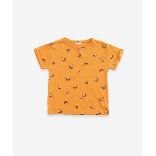 Play Up Printed Flamé Jersey T-shirt - Coconut Play Up Printed Flamé Jersey T-shirt - Coconut