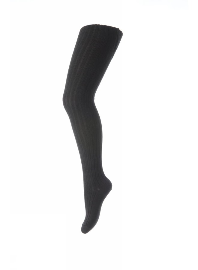 MP Denmark - Tights cotton rib - 8 - Black