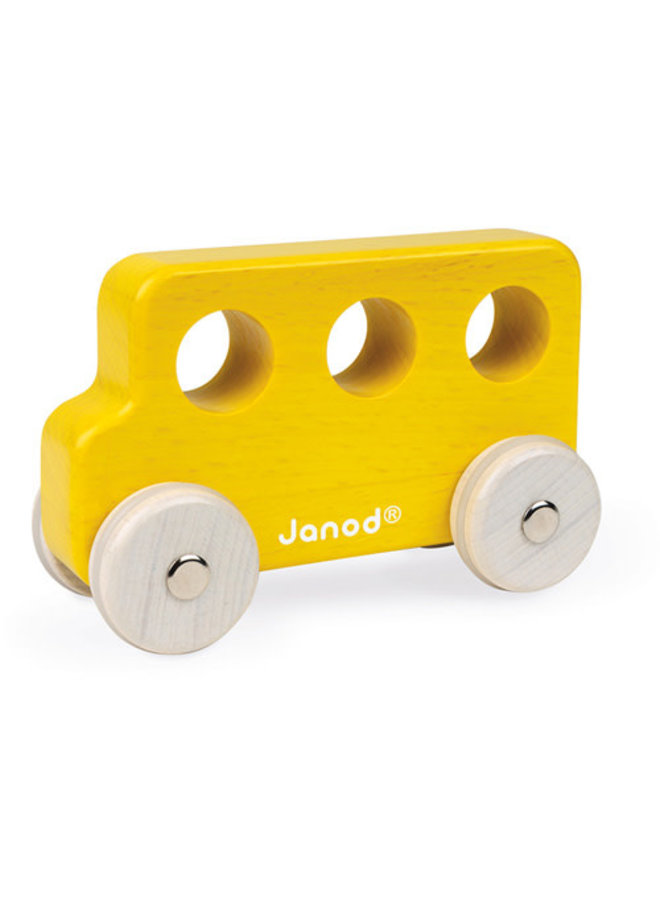 Janod - Sweet Cocoon - Bus - Yellow