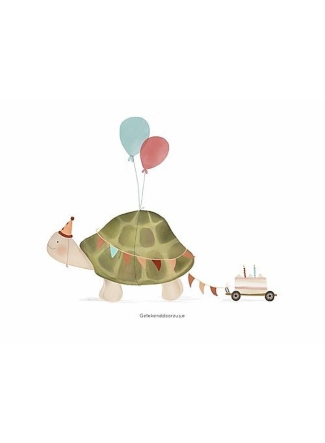 Poster 30x40 - Schildpad