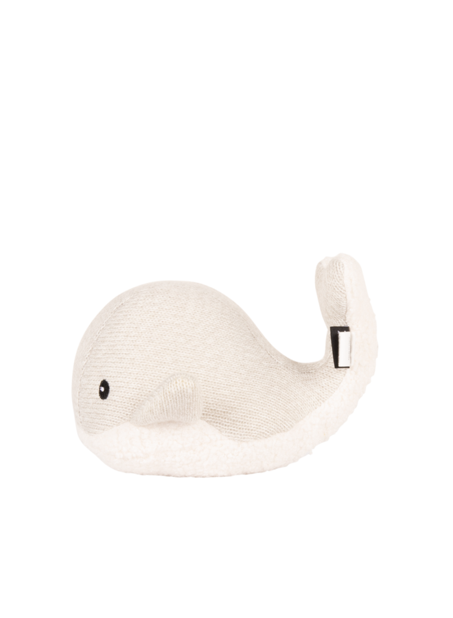 Flow Amsterdam - Moby the Whale (Light Grey) – Heartbeat Soft Toy