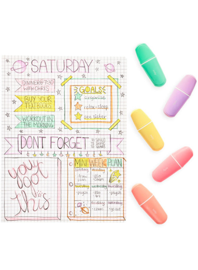 Ooly - Markeerstiften - Geurend - Pastel